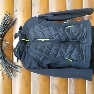 ⚜️ CB Sports BLACK Women's Scuba+/Puffer Perfomance Jacket Sz M